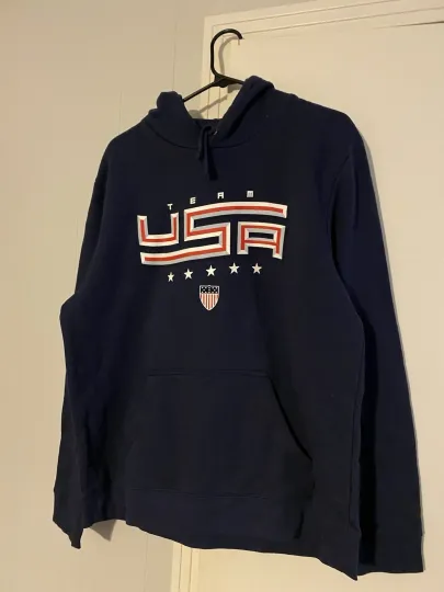 Discover NEW With Tags! Fanatics, USA Olympic Team Hoodie Navy Mens large