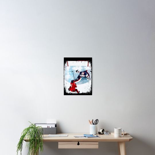 Discover Connor Hellebuyck - Secretary of Defense USA Hockey Poster