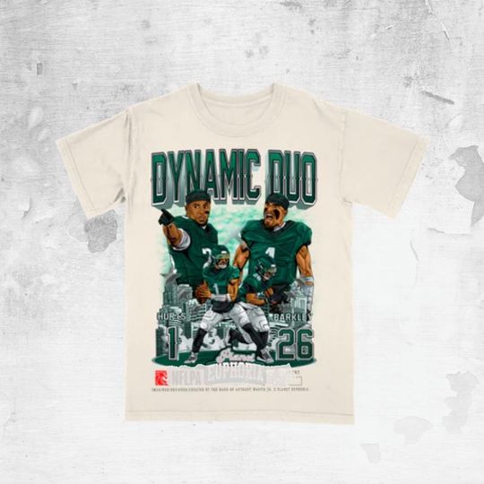 Discover Dynamic Duo Vintage Bootleg Football Tee, Retro 90s Cartoon Sports Graphic Shirt