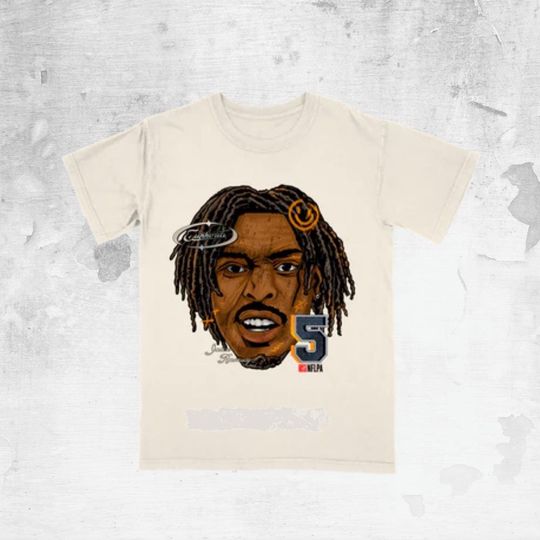 Discover Jalen Ramsey Fat Head Football Graphic Tee, Vintage 90s Retro Sports Cartoon Shirt