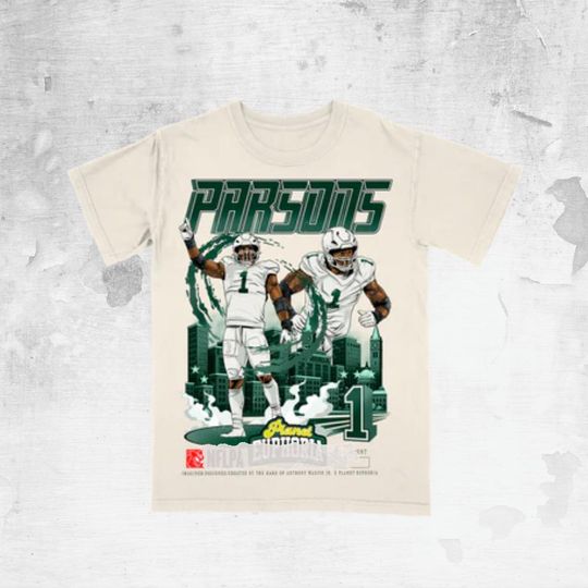 Discover Parsons Vintage Bootleg Graphic Tee, Retro Cartoon Football Shirt