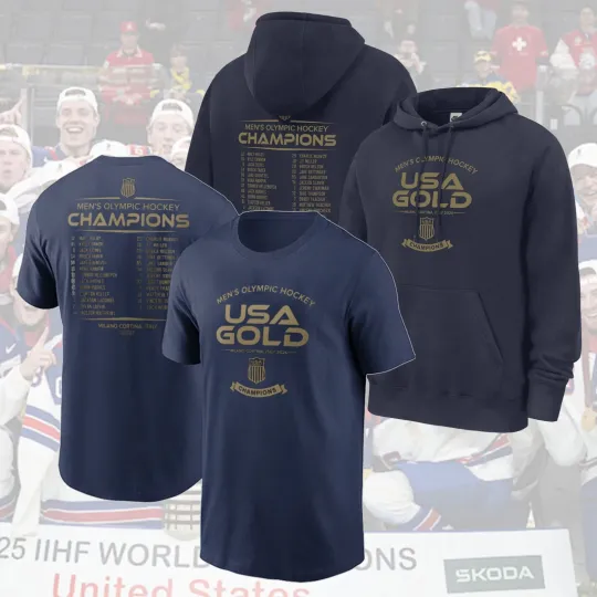 NEW! Navy's U.S. Olympic Men's Team Championship Hockey Winter Olympics 2026