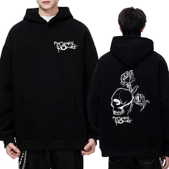 Hot Sale My Chemical Romance Mcr Band Double Sided Print streetwear Men women Fleece pullovers 2026 New in Unisex Casual Hoodie