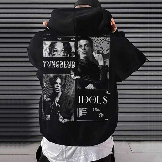Yungblud IDOLS One More Time World Tour Hoodie Men Women Pullover Hiphop Streetwear Soft Casual Sweatshirt Warn Tops YBD19
