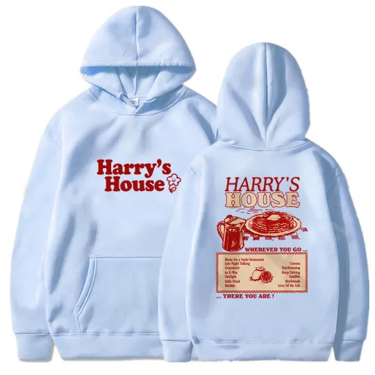 Discover Harrys House Love on Tour Hoody Men's Autumn Fleece Sweatshirt Unisex Lovely Aesthetic Hoodie Retro Comic Print Graphic Clothes