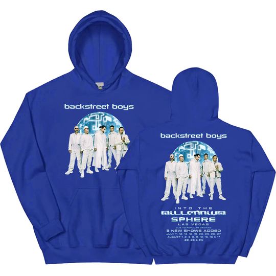 Discover Backstreet Boys Into The Millennium Tour Hoodies Fashion Rock  Band Graphic Sweatshirts Hooded Autumn Men Women Pullovers Unisex