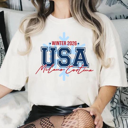 Discover USA Winter Games 2026 T-shirt, USA Team Sport Gift for Sports Fan Sweatshirt, Winter Sports 2026 Shirt