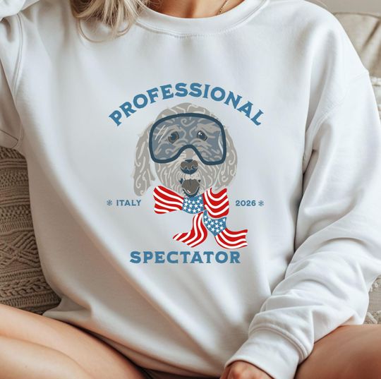 Discover Spectating Sweatshirt, USA Milan Cortina 2026 Winter Games Shirt, Let the Games Begin