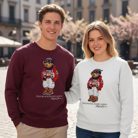 Discover Polo Bear Sweatshirt - Usa Olimpiade Team Design