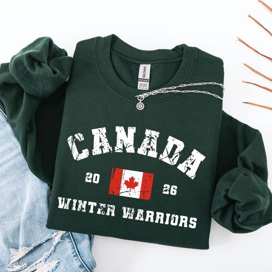 Discover Canada Sweatshirt: Canadian Flag Canadian Winter Games 2026 Pullover