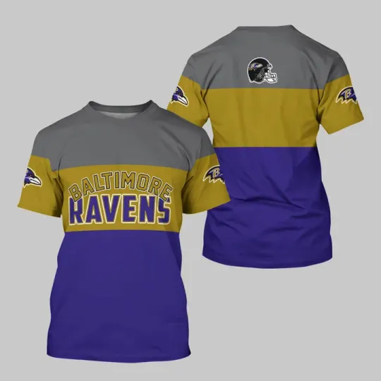 Baltimore Ravens T-shirt Extreme 3D
