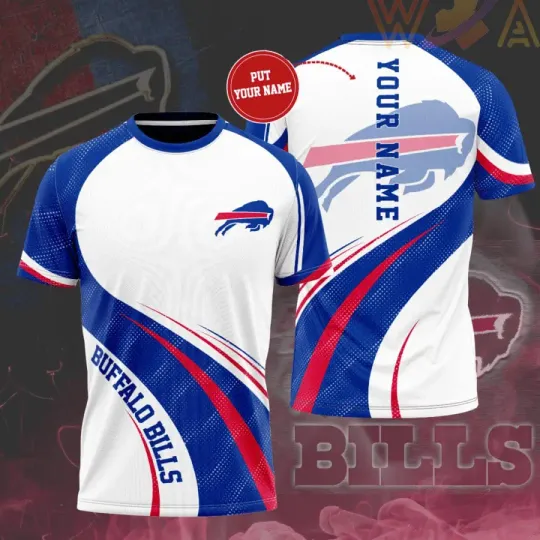 Buffalo Bills Personalized 3D T-shirt