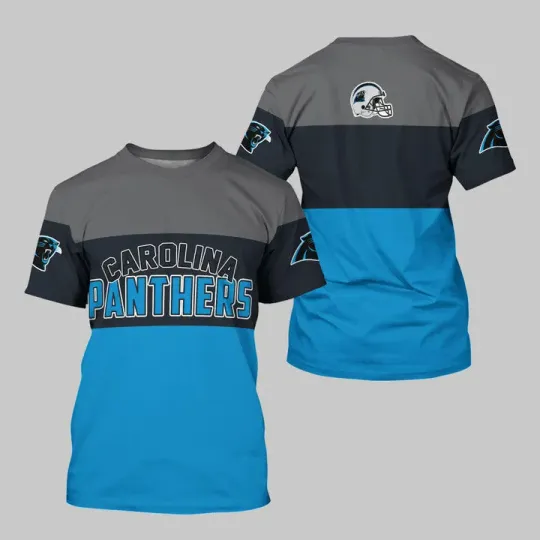 Carolina Panthers T-shirt Extreme 3D