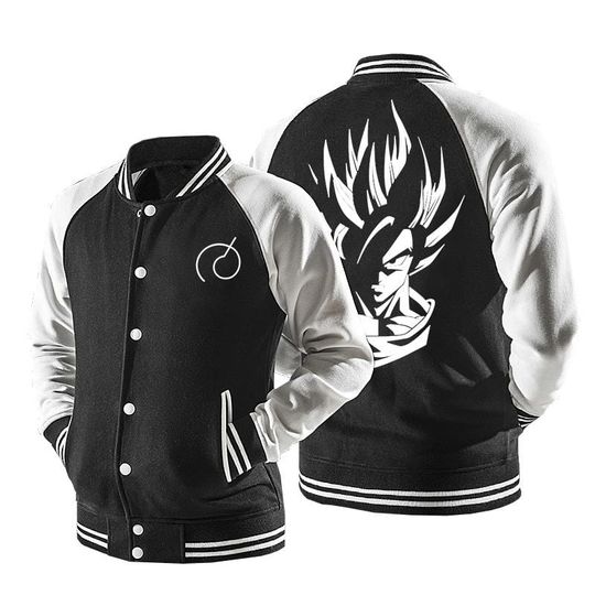 Dragon Ball Classical Goku Stylish Baseball Varsity Jacket