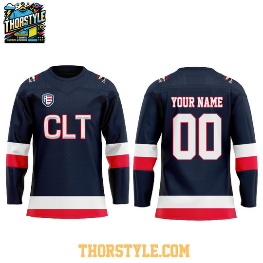 Discover Charlotte Checkers USA Night 2026 Personalized Hockey Jersey