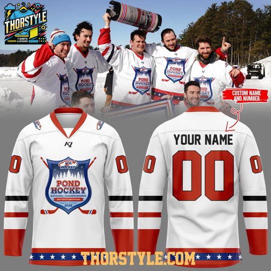 Discover USA Hockey 2026 Pond National Championship Personalized Hockey Jersey