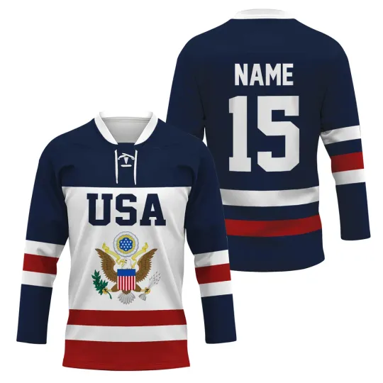 Discover Custom USA Hockey Jersey, Personalized Name & Number Jersey