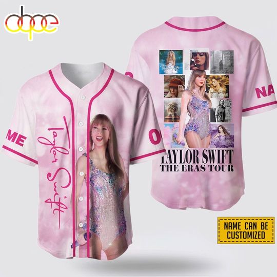 Discover Personalized Swift Eras Tour Baseball Jersey Shirt
