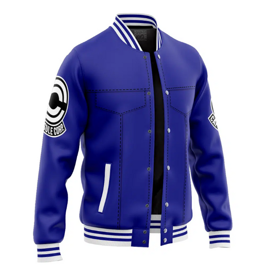 Trunks Capsule Corp. Dragon Ball Z Varsity Jacket