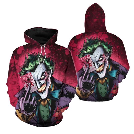 The Joker Horror 3D Hoodie