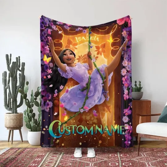 Discover Personalized Disney Princess Mirabel Encanto Blanket, Gift For Friends, Kids