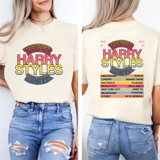 Discover Hot!! Harry Together Tour 2026 T-Shirt