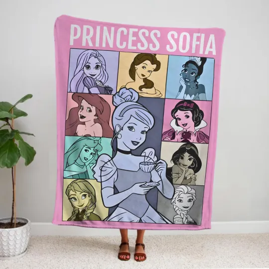Discover Custom Girls Blanket-Princess Era Fleece Blanket