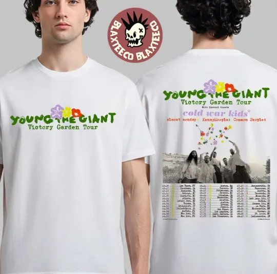 Discover Young The Giant Victory Garden Tour 2026 North America Schedule T-Shirt