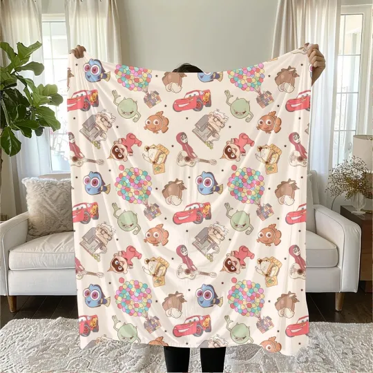 Discover Mickey Mouse Nemo Fleece Blanket