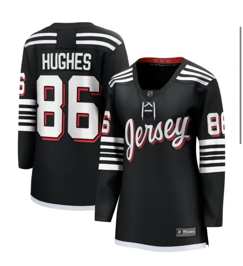 Discover Women's Jack Hughes #86 New Jersey Devils Hockey Jersey