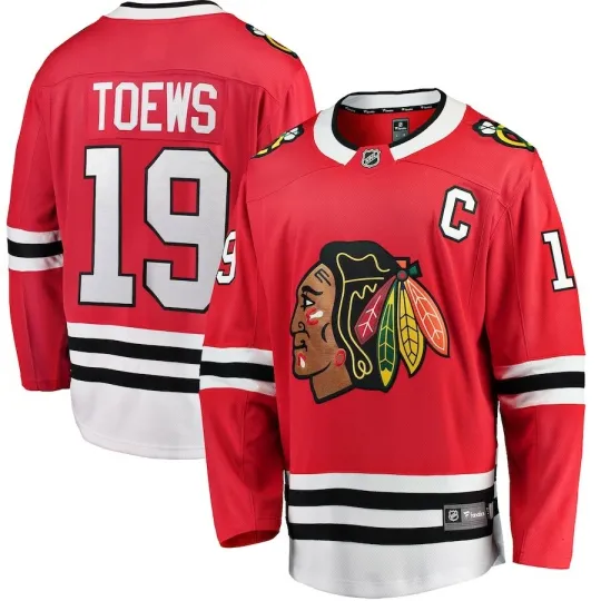 Discover Official Jonathan Toews YOUTH Blackhawks Premier Breakaway Jersey L/XL Reg.$100