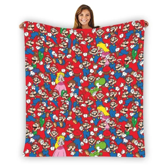 Discover Super Games Fleece Blanket