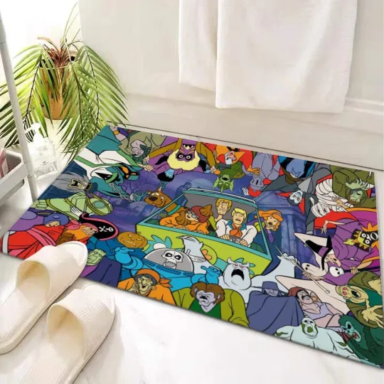 Scooby-Doo Monster Mash Up! Print Doormat, Home Decor