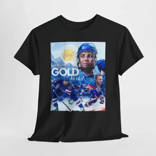 USA Women's Hockey Gold Medal T-Shirt 2026 Winter Olympics