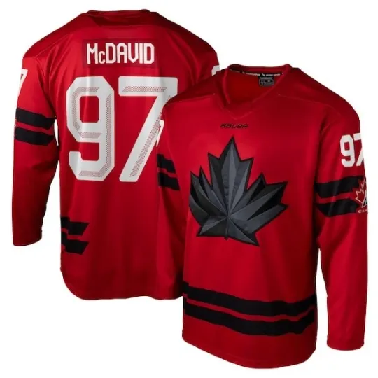 Discover Connor McDavid Team Canada Jersey