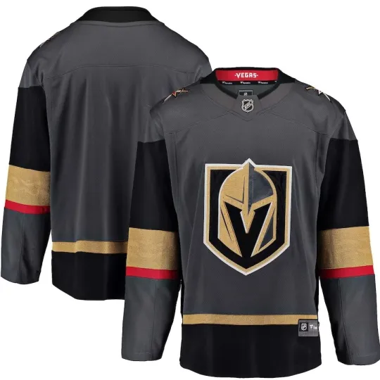 Discover Vegas Golden Premier Breakaway Black Jersey
