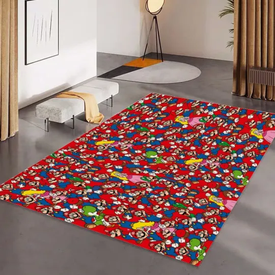 Discover Super Games Collage Rugs, Cute Rug