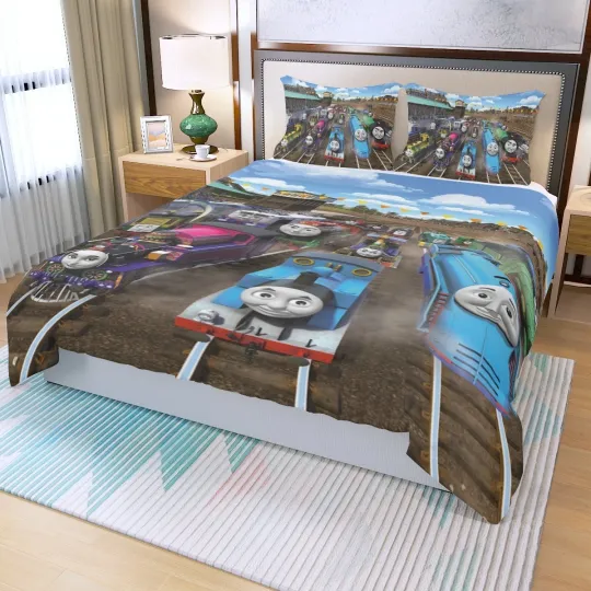 Discover Trains & Friends Bedding Set