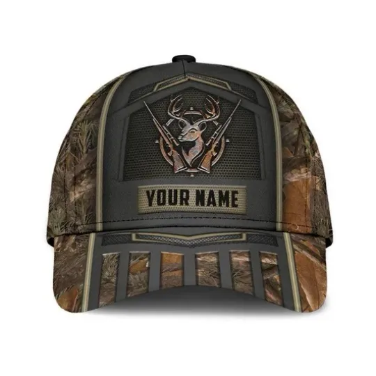 Discover Custom Hunting Classic Cap Hat With Name Hunter Baseball Cap Hat Present