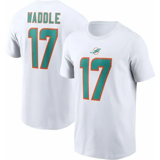 Discover Jaylen Waddle #17 Miami Name and Number - Black, Size S to 5XL