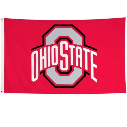 Discover Ohio State Buckeyes College Flag with Brass Grommets for Outdoor Garden