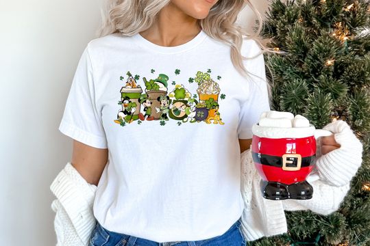 Discover Lucky Mickey and Friends Drink Shirt, Mickey St Patricks Day Shirt, Lucky Drink Shirt, St Patricks Day Drink Shirt