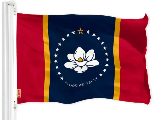 Mississippi State Flag 2020 Version House Flag