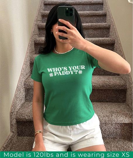 Discover Who's Your Paddy? St Patricks Day Shirt Women Baby Tee, Shamrock Irish Shirt, Inappropriate Shenanigans, Funny Womens St Patricks Day Shirt