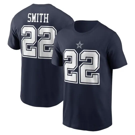 Discover Emmitt Smith #22 Dallas Cowboys Name and Number - Navy, Size S to 5XL