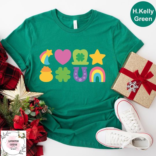 Discover St Patrick's Day Shirt, Rainbow Shirt, Lucky Charm Shirt, Irish Day Shirt, Happy Shamrock Shirt