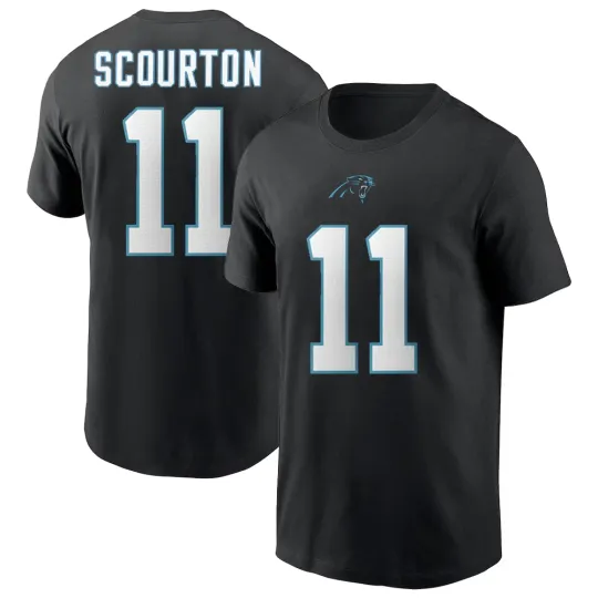 Discover Nic Scourton #11 Carolina Football Name and Number - Black, Size S to 5XL