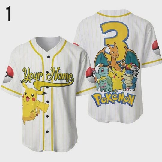 Discover Custom Anime Baseball Jersey, Personalized Fan Gift