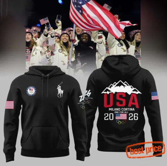 Team USA Milano Cortina 2026 Winter Olympic Fan Hoodie