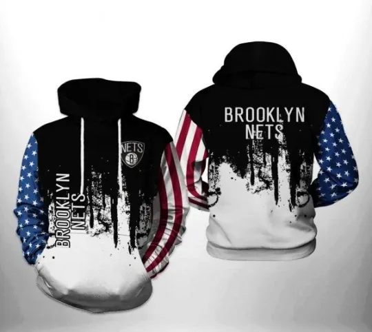 Discover Brooklyn Team Netss 3D Hoodie, Unisex Adults